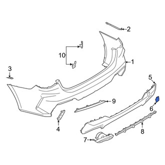 BMW OE - Rear Tow Hook Cover