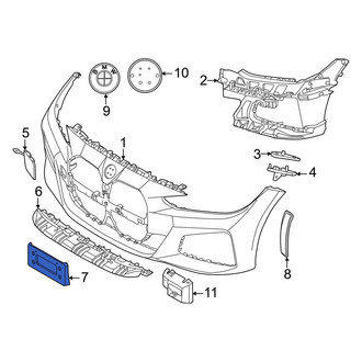 BMW OE - Front License Plate Bracket