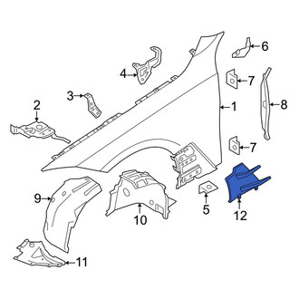 BMW OE - Front Left Fender Molding