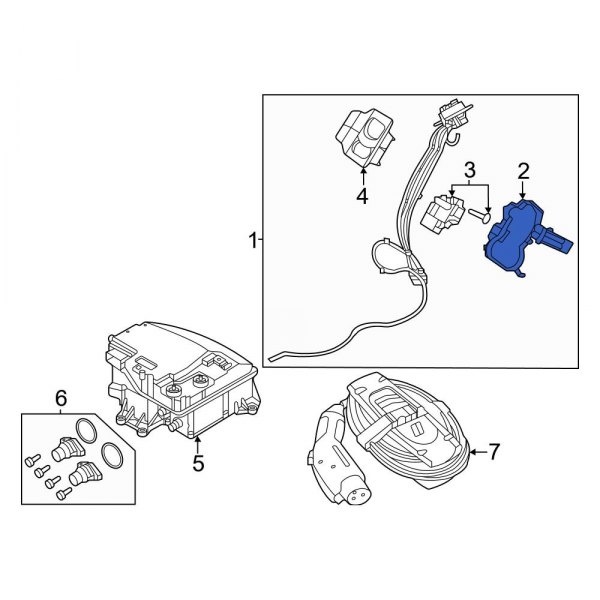 Drive Motor Battery Pack Charging Port Pocket