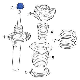 BMW OE - Upper Suspension Strut Nut