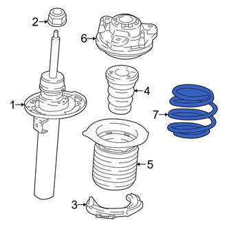 BMW OE - Front Coil Spring