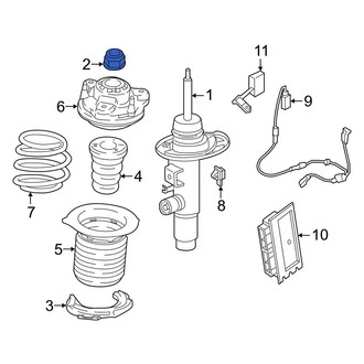 BMW OE - Upper Suspension Strut Nut