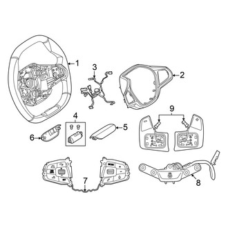 BMW OE - Steering Wheel & Trim (W/O M Sport Design), (eDrive40 / xDrive40)