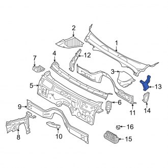 BMW i4 Hood Weatherstripping Seals — CARiD.com