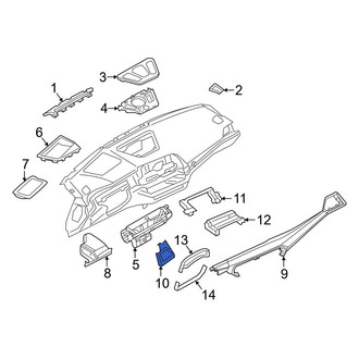 BMW OE - Left Instrument Panel Molding