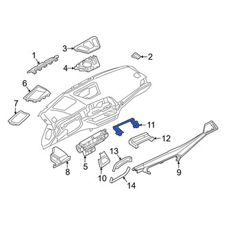 BMW OE - Instrument Panel Cover