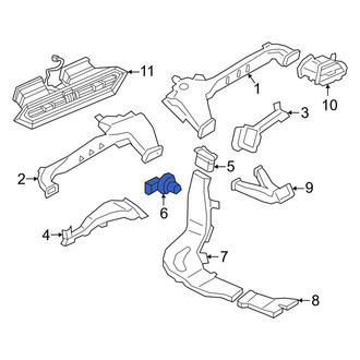 BMW OE - Front HVAC Duct Air Temperature Sensor