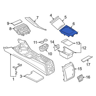BMW OE - Center Left Console Trim Panel