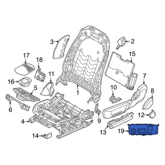 BMW OE - Front Right Power Seat Switch
