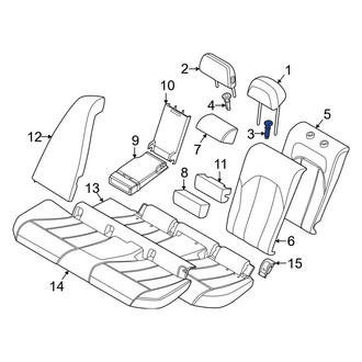 BMW OE - Rear Headrest Guide