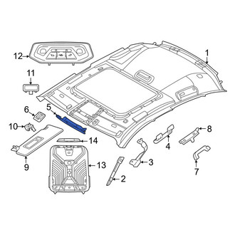 BMW OE - Center Right Console Trim Panel