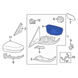 BMW OE - Front Left Door Mirror