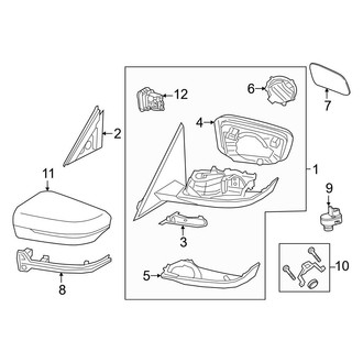 BMW OE - Front Door - Outside Mirrors