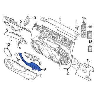 BMW OE - Front Left Door Armrest