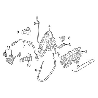 BMW OE - Rear Door - Lock & Hardware