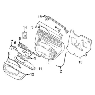 BMW OE - Rear Door - Interior Trim