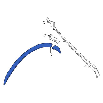 BMW OE - Rear Wheel Arch Molding