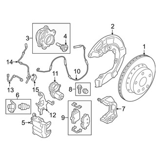 BMW OE - Rear Suspension - Brake Components