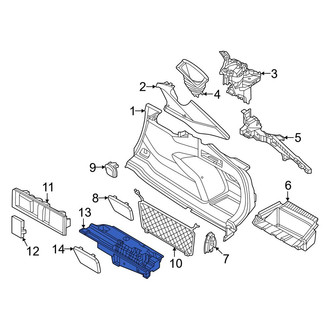 BMW OE - Interior Quarter Panel Trim Panel Insulator