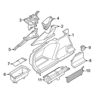 BMW OE - Rear Body & Floor - Interior Trim (Left Side)