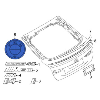 BMW OE - Rear Hatch Emblem