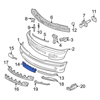 BMW OE - Front Center Bumper Trim
