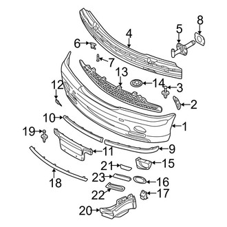BMW OE - Front Bumper - Bumper & Components (Sedan)