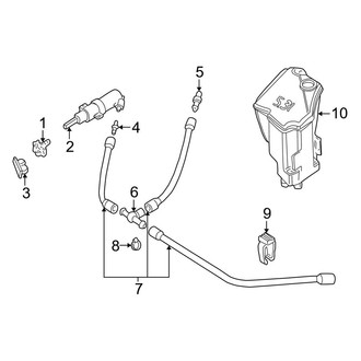 BMW OE - Front Lamps - Washer Components