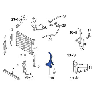 BMW OE - Radiator Mount Bracket