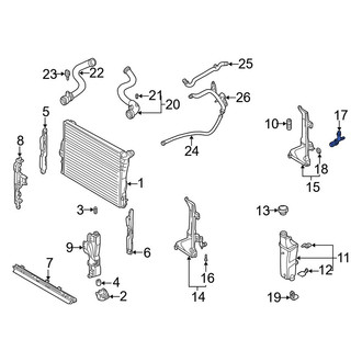 BMW OE - Automatic Transmission Oil Cooler Coolant Line Fitting