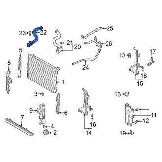 BMW OE - Lower Radiator Coolant Hose