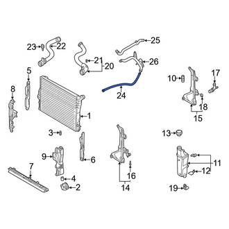BMW OE - Engine Coolant Bypass Hose