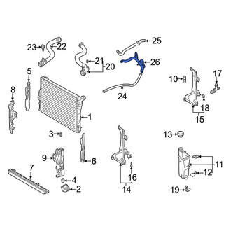 BMW OE - Engine Coolant Bypass Pipe