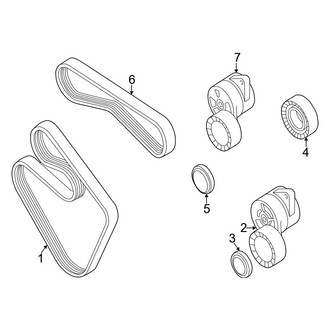 BMW OE - Cooling - Belts & Pulleys (Mechanical Tensioner)