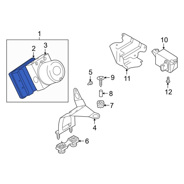 BMW OE 34522460435 ABS Control Module