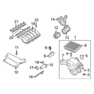 BMW OE - Air Filter Housing Lid Clip