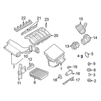 BMW OE - Air Filter Housing Lid Clip