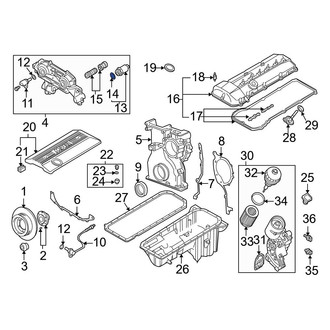 BMW OE - Engine Variable Valve Timing (VVT) Solenoid Seal