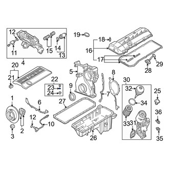 BMW OE - Engine Valve Cover Washer
