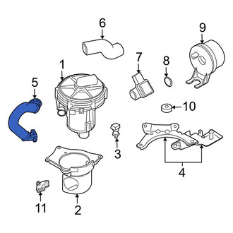 BMW OE - Lower Secondary Air Injection Pump Hose