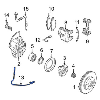 BMW OE - Rear Right ABS Wheel Speed Sensor