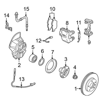 BMW OE - Front Suspension - Brake Components