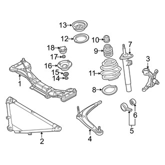 BMW OE - Front Suspension - Suspension Components (Sedan)