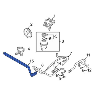 BMW OE - Front Power Steering Cooler