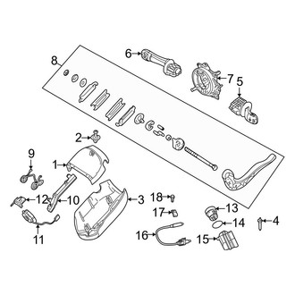 BMW OE - Steering Column - Shroud, Switches & Levers