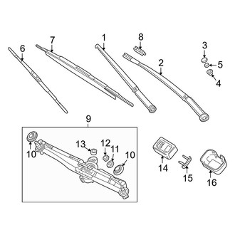 BMW OE - Windshield - Wiper & Washer Components (Wiper Components)