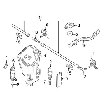 BMW OE - Windshield - Wiper & Washer Components (Washer Components)