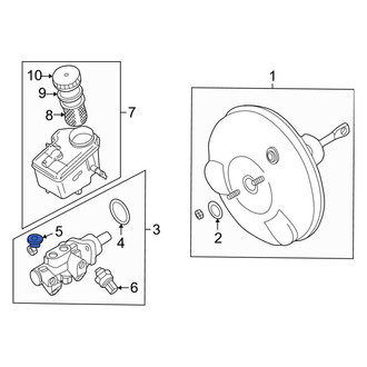 BMW OE - Brake Master Cylinder Reservoir Gasket