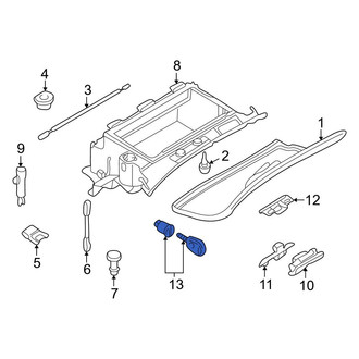 BMW OE - Front Glove Box Lock Kit